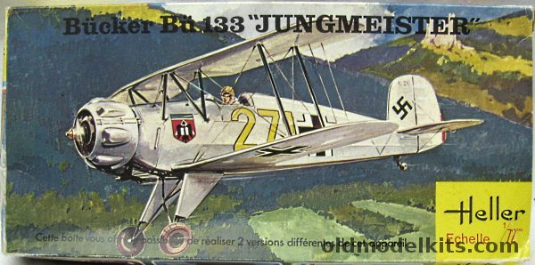 Heller 1/72 Bucker BU-133 Jungmeister, 078 plastic model kit